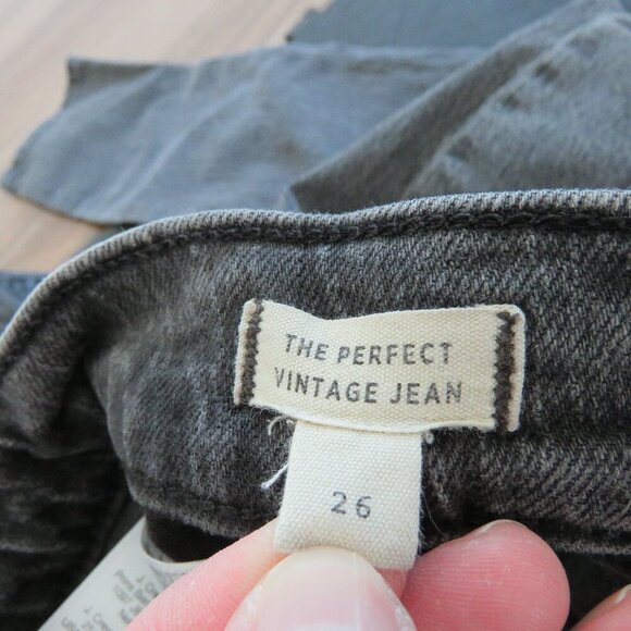 MADEWELL The Petite Perfect Vintage Jean in Lunar Wash Casual - Size 26 - Picture 11 of 11